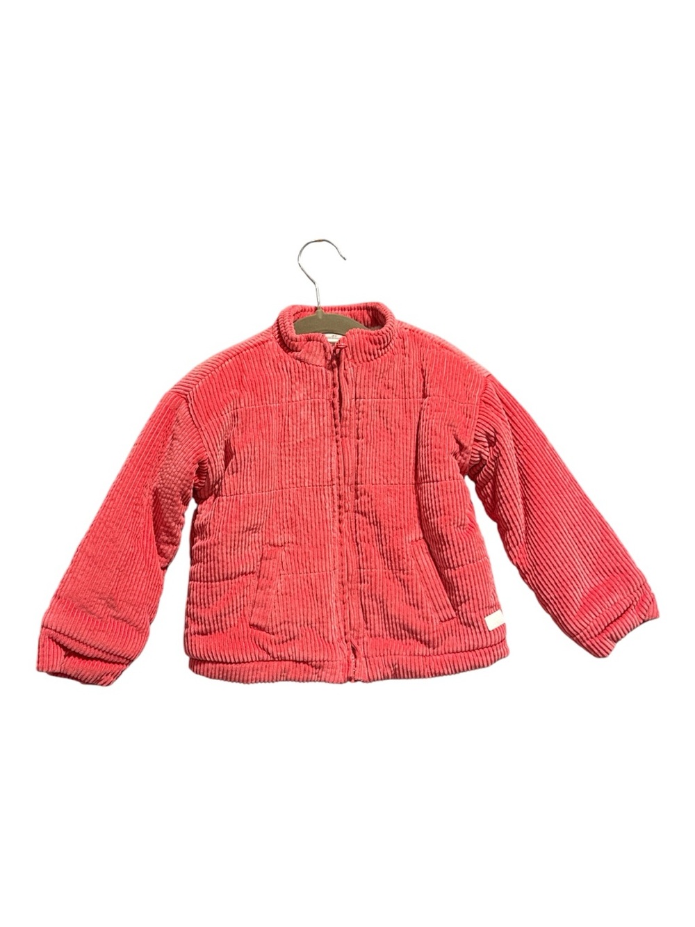 Koala Kids Toddler Girls Pink Corduroy‎ Sherpa Lined Puffer Jacket Cozy Size 3T